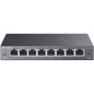 TP-Link TL-SG108E Administreret L2 Gigabit Ethernet (10/100/1000) Sort
